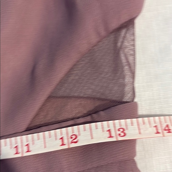 Birdy Greylin  Sleeveless Spaghetti Strap mauve Gown - Picture 6 of 11